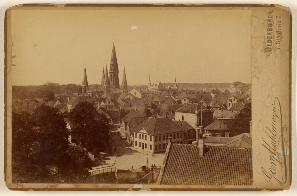 Georg Kahlmeyer:[Oldenburg Cathedral], Poster Print Wall Art