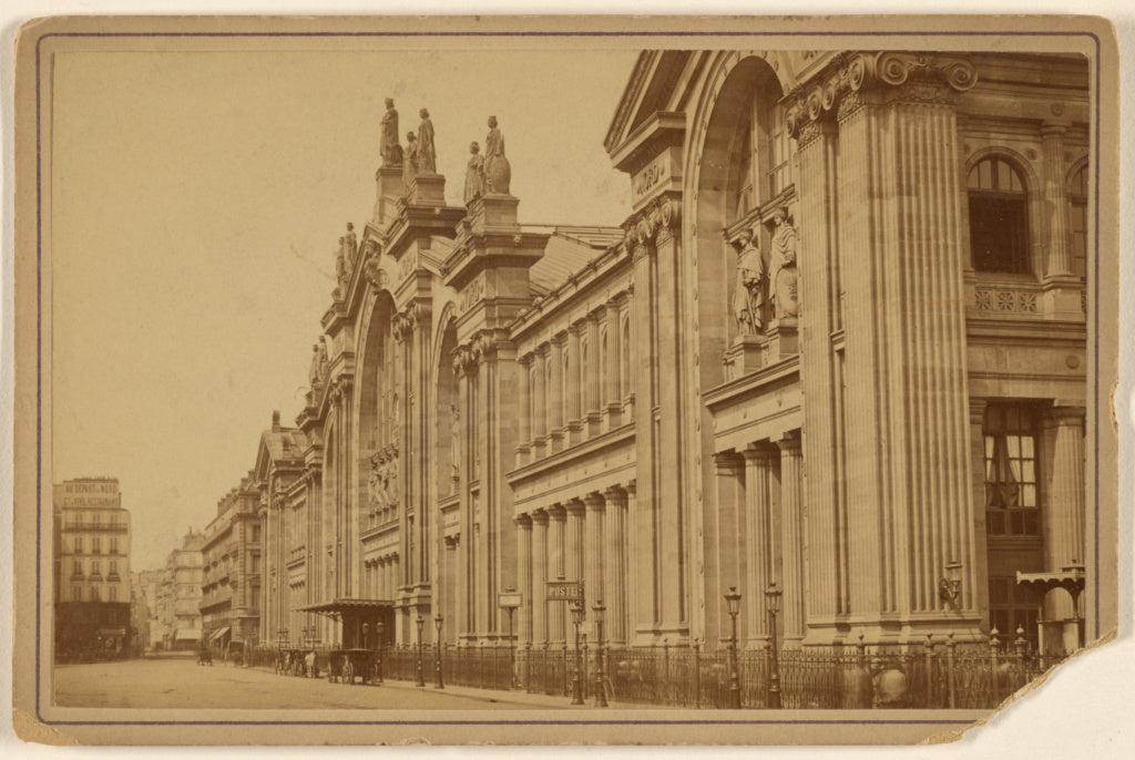 Debitte & Hervè:Gare du Chemin de Fer du Nord, Poster Print Wall Art