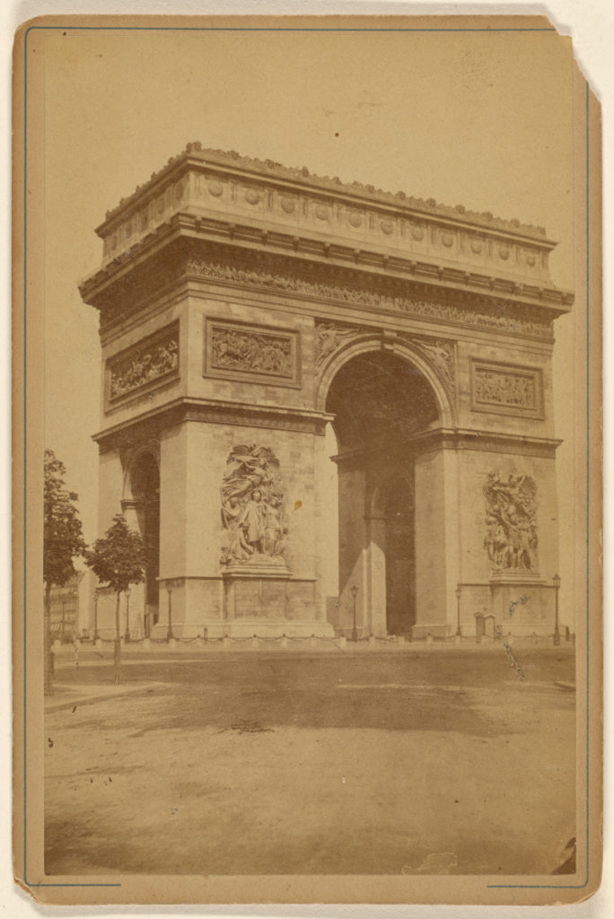 Unknown maker, French:Arc de Triomphe de l'Etoile, Poster Print Wall Art