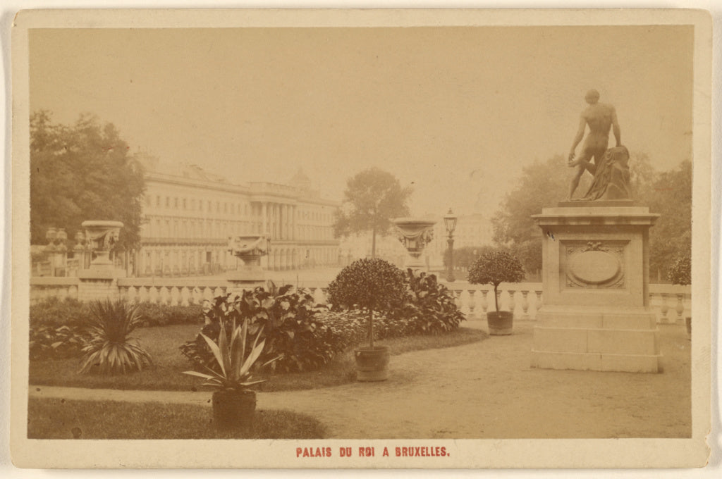 Bernheim jeune:Palais du roi a Bruxelles, Poster Print Wall Art