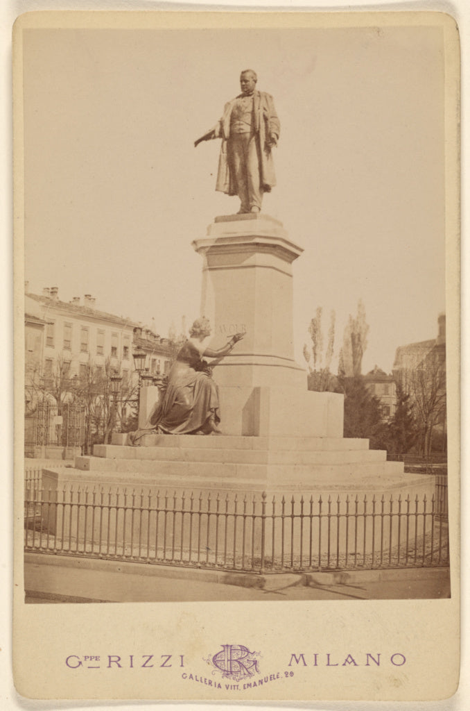 Giuseppe Rizzi:[Memorial Monument of Gavour], Poster Print Wall Art