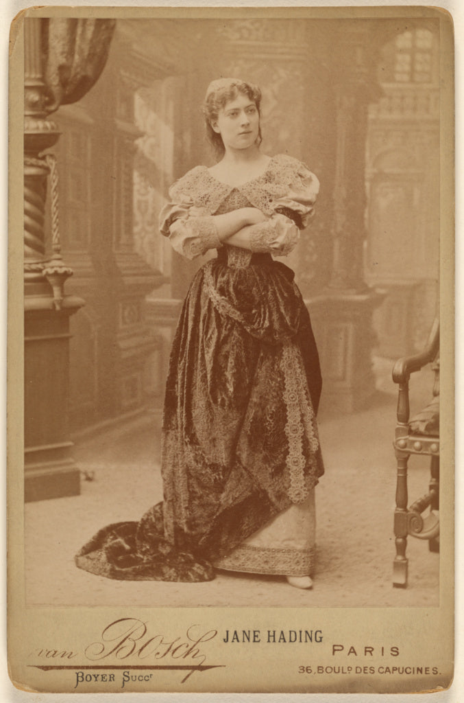 Boyer:Jane Hading dans l'aventuriere, Poster Print Wall Art