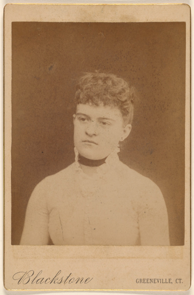 Blackstone:[Bust portrait of an unidentified woman], Poster Print Wall Art