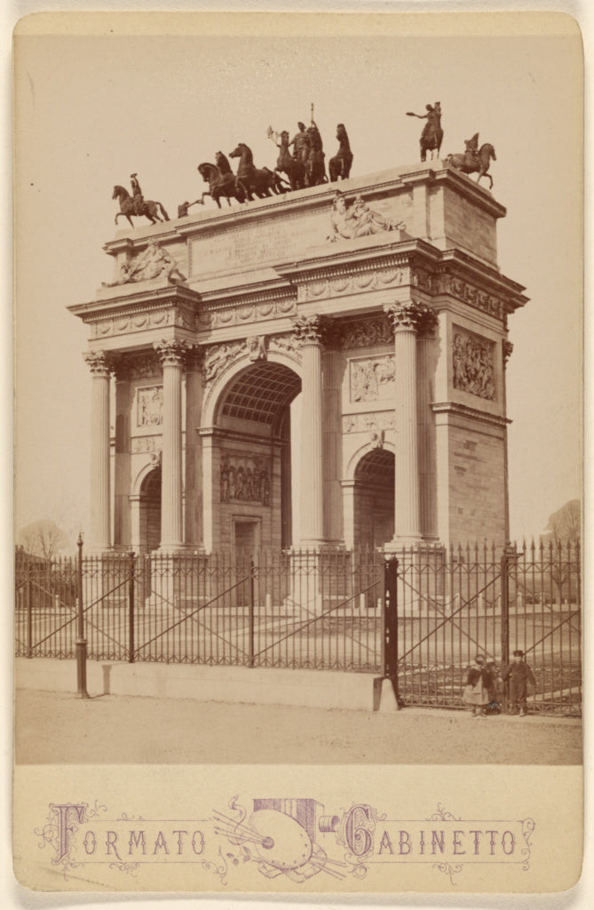 Unknown maker, Italian:Arco della Pau Milano,16x12"(A3)Poster