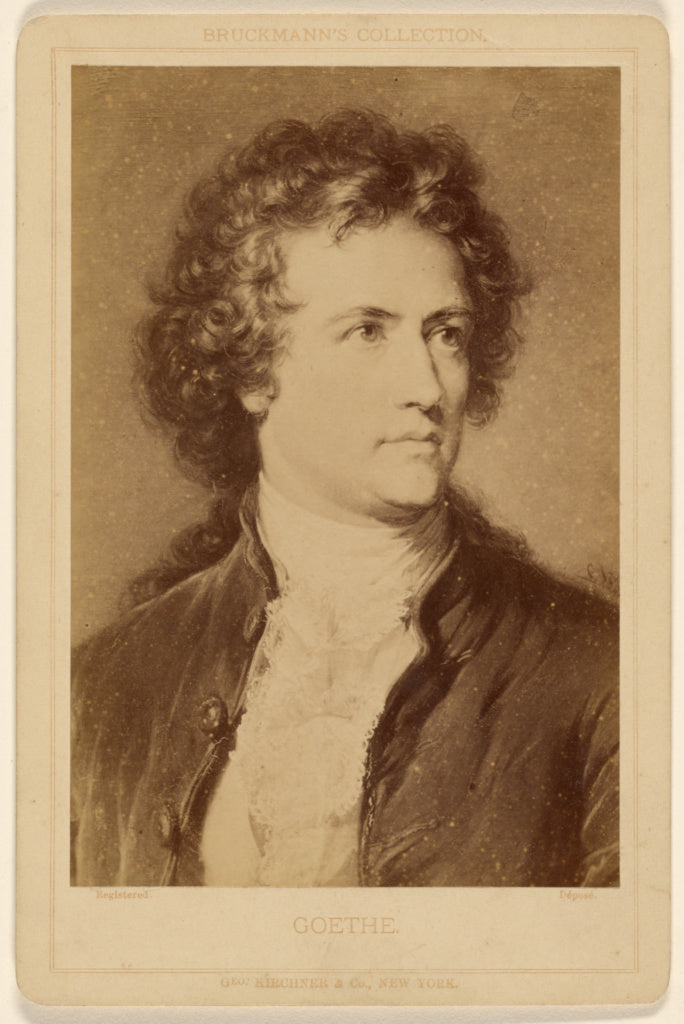 Friedrich Bruckmann:Goethe. [a painting],16x12"(A3)Poster