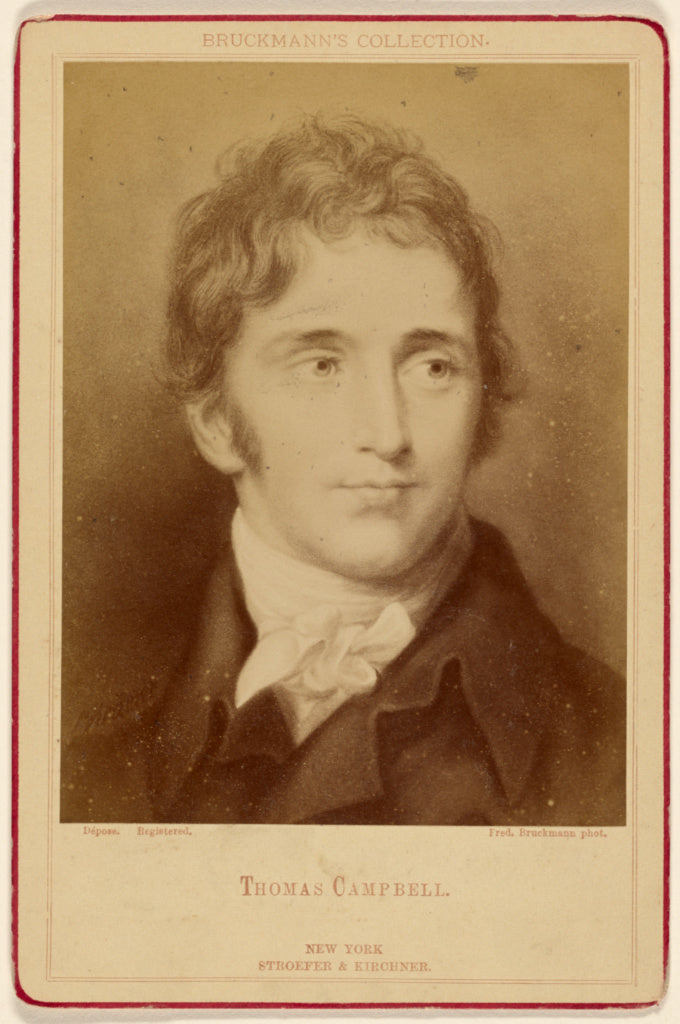 Friedrich Bruckmann:Thomas Campbell. [a painting], Poster Print Wall Art