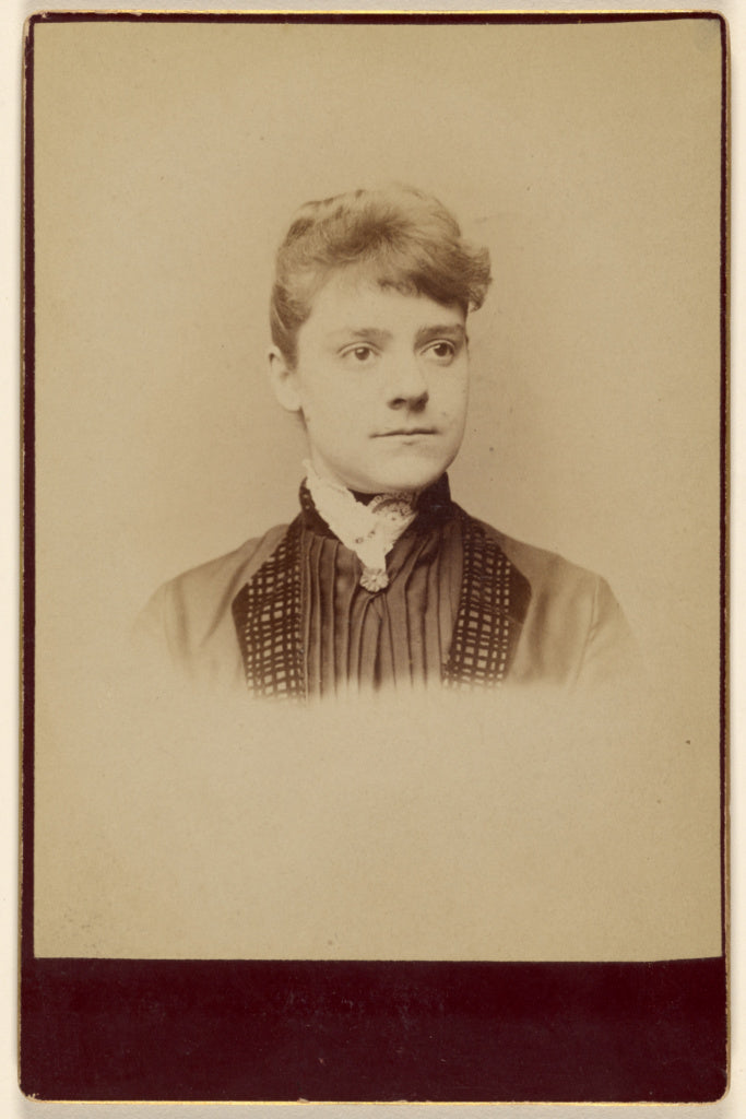J.R. Laughlin:[Head shot of an unidentified young woman], Poster Print Wall Art