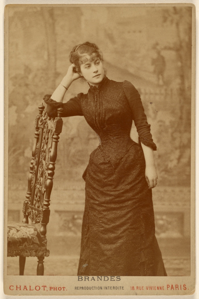 I. Chalot:[Marthe] Brandes (Diane de Lys - 4e acte), Poster Print Wall Art