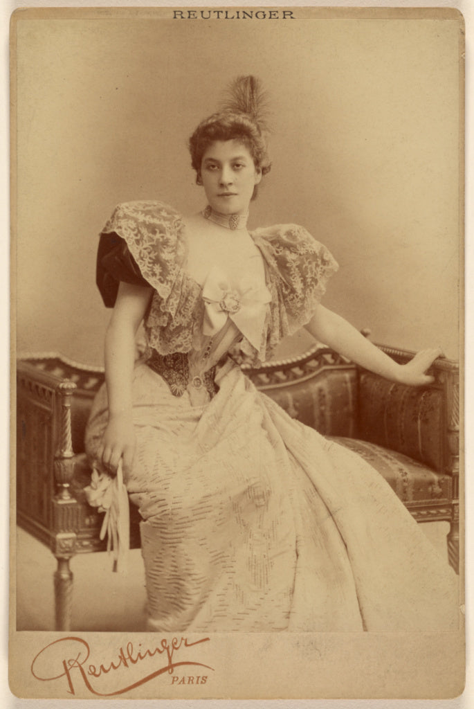 Emile Auguste Reutlinger:[Marthe] Brandes Hirt de Marcel Bal, Poster Print Wall Art