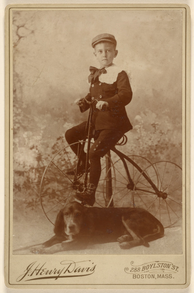 J. Henry Davis:[Unidentified little boy wearing a cap, mount,16x12