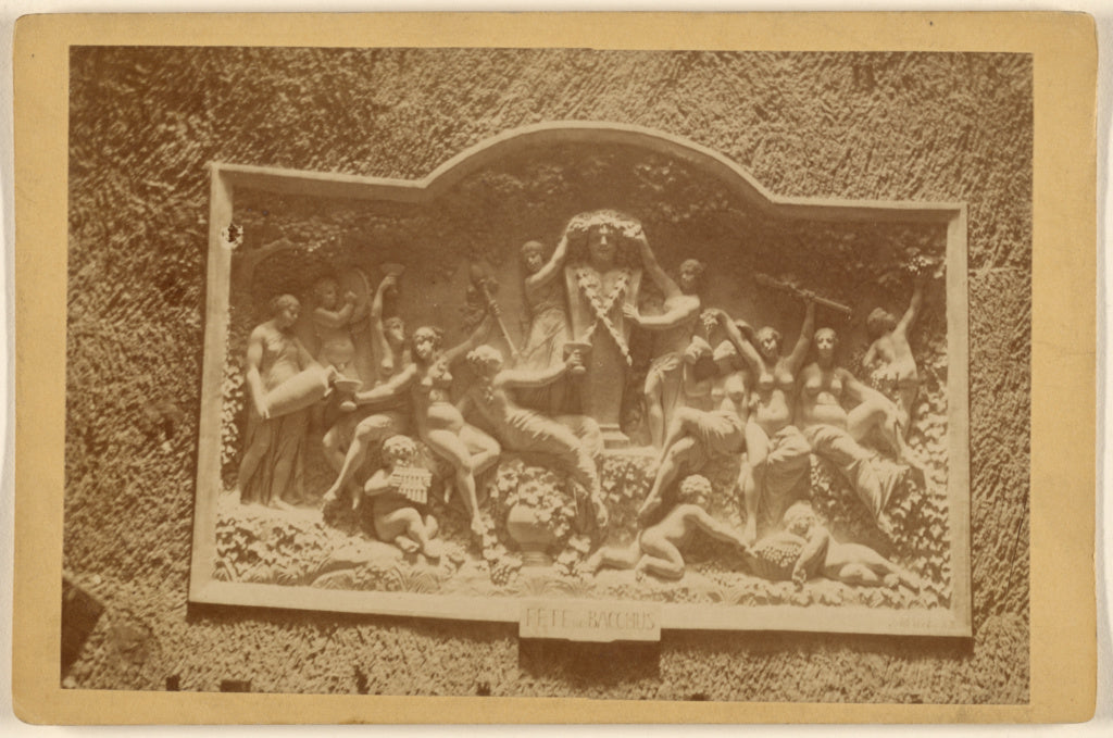 Unknown maker, French:["Fete de Bacchus" a frieze by Navlet], Poster Print Wall Art