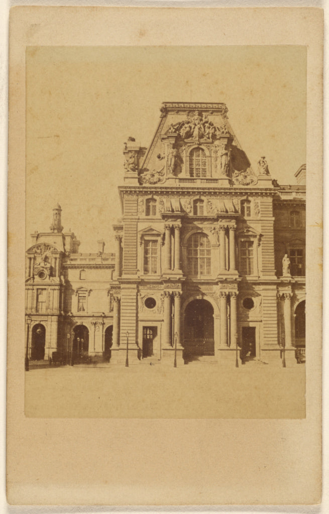 Unknown maker, French:Louvre, Poster Print Wall Art
