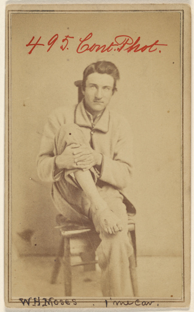 William H. BellAttributed to:W.H. Moses [Civil War victim], Poster Print Wall Art