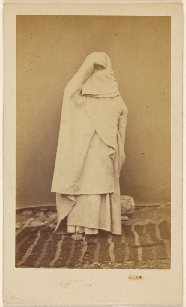 A. ChauffyAttributed to:Femme mauve maroc., Poster Print Wall Art