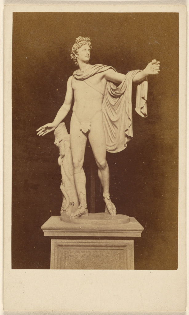 Joseph Spithöver:[Statue of Apollo], Poster Print Wall Art