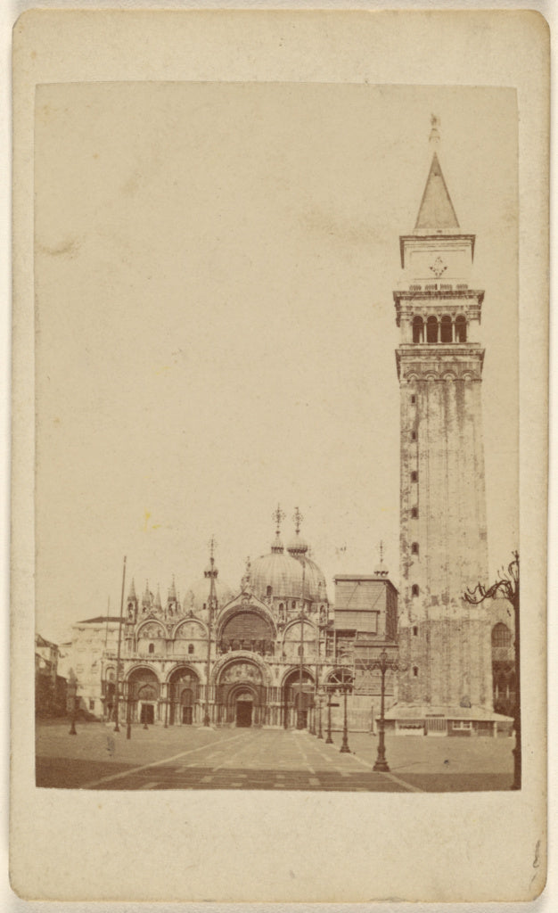 Unknown maker, Italian:[St. Marks', Venice, Campanile],16x12"(A3)Poster