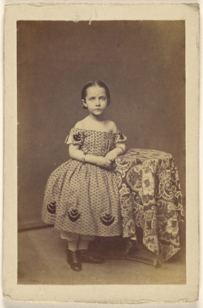 Unknown:[Portrait of a young girl], Poster Print Wall Art