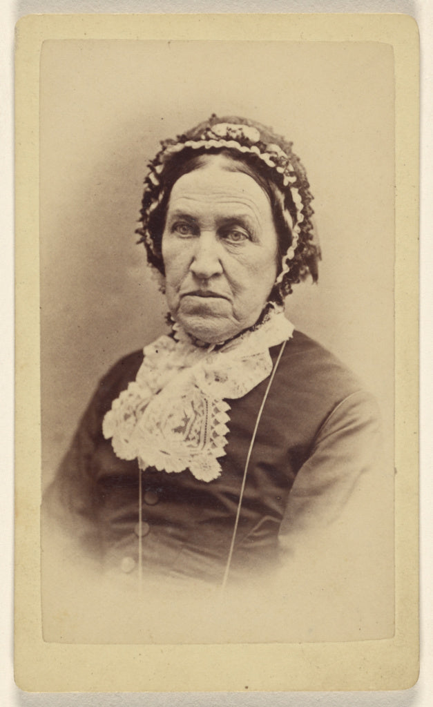 L. K. Showman:[Unidentified elderly woman wearing a bonnet], Poster Print Wall Art
