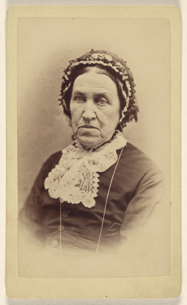 L. K. Showman:[Unidentified elderly woman wearing a bonnet],16x12