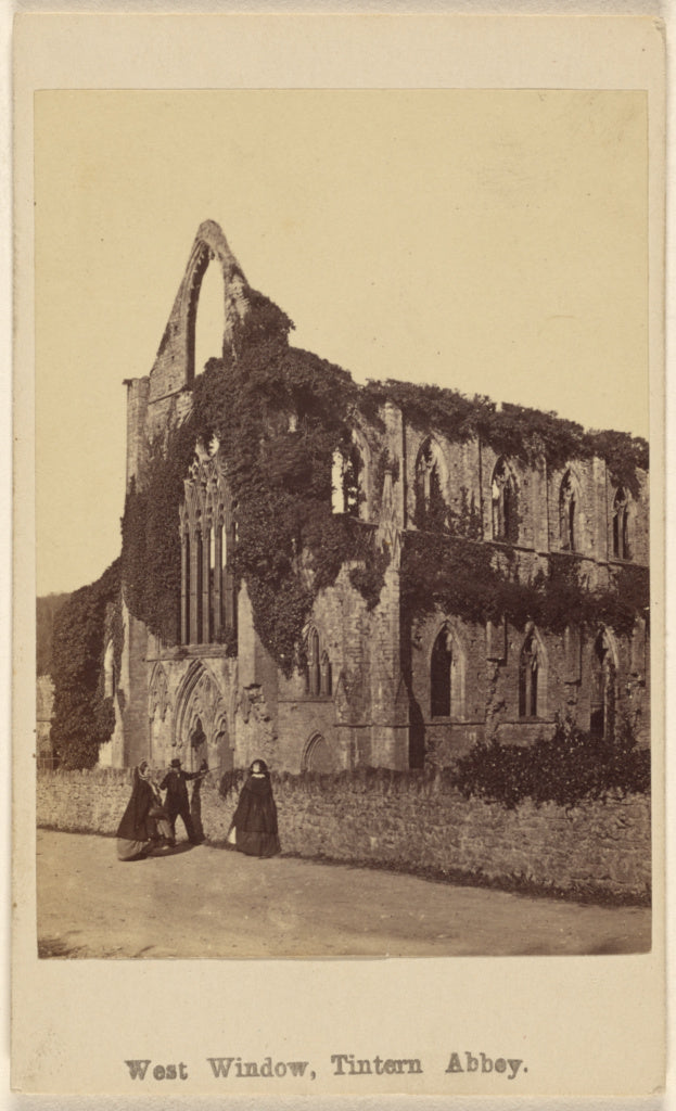 Unknown maker, British:West Window, Tintern Abbey., Poster Print Wall Art