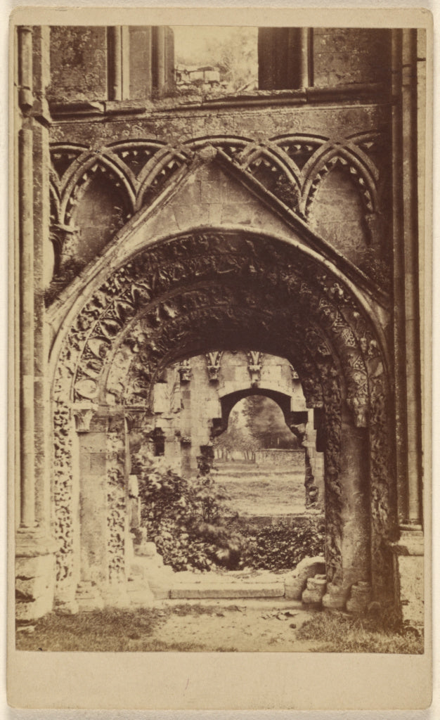 Unknown maker, British:[Arch of a ruined building, possibly , Poster Print Wall Art