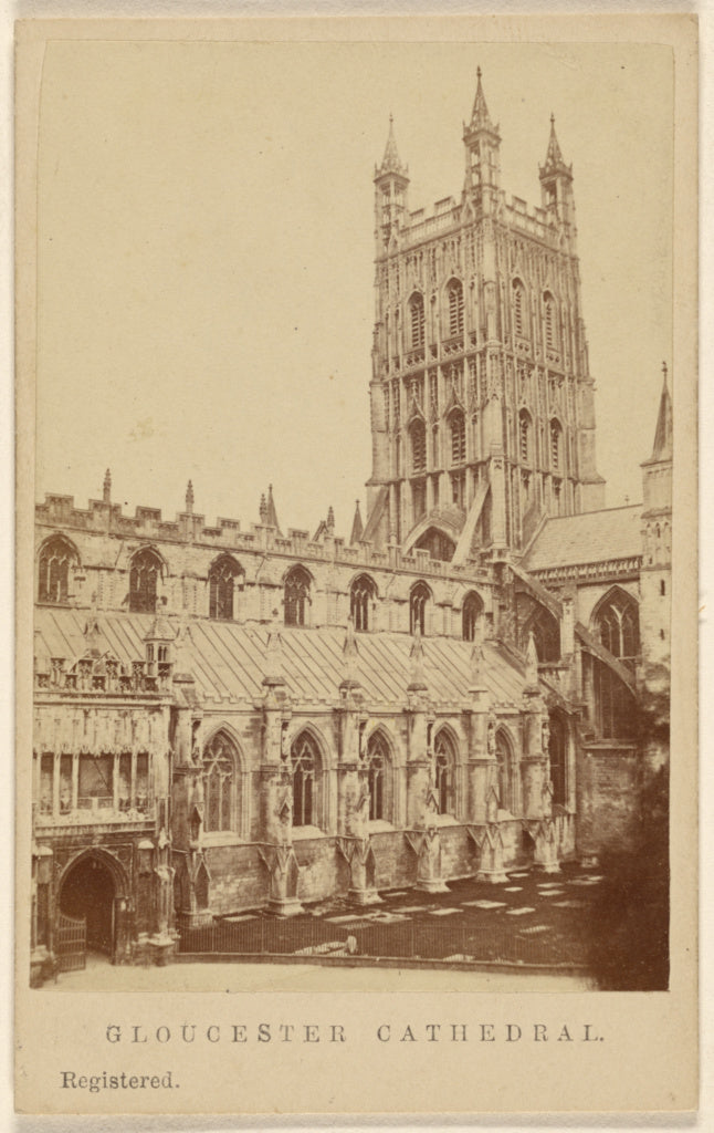 Unknown maker, British:Gloucester Cathedral., Poster Print Wall Art