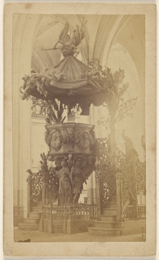 Unknown maker, French:Chaire de Verite de la Cathderale (Anv, Poster Print Wall Art