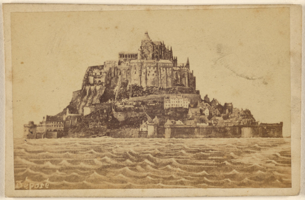 Unknown maker, French:[Mont. St. Michel], Poster Print Wall Art