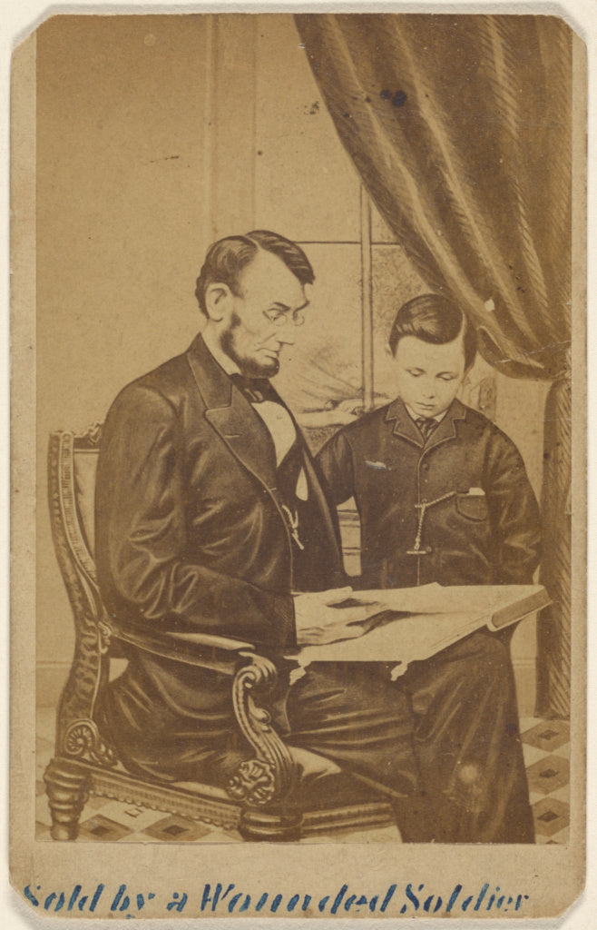 Unknown maker, American:Sold by a Wounded Soldier [Painting , Poster Print Wall Art