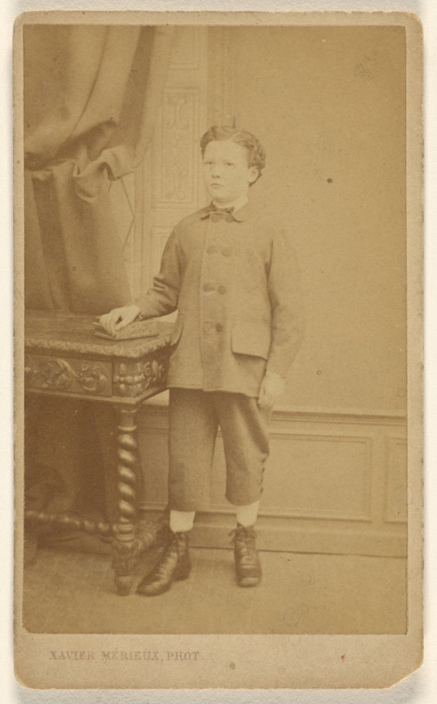 Xavier Merieux:[Unidentified boy, standing],16x12"(A3)Poster