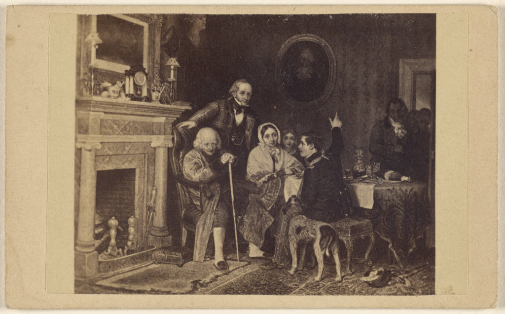 Unknown:On Furlough. [a painting], Poster Print Wall Art