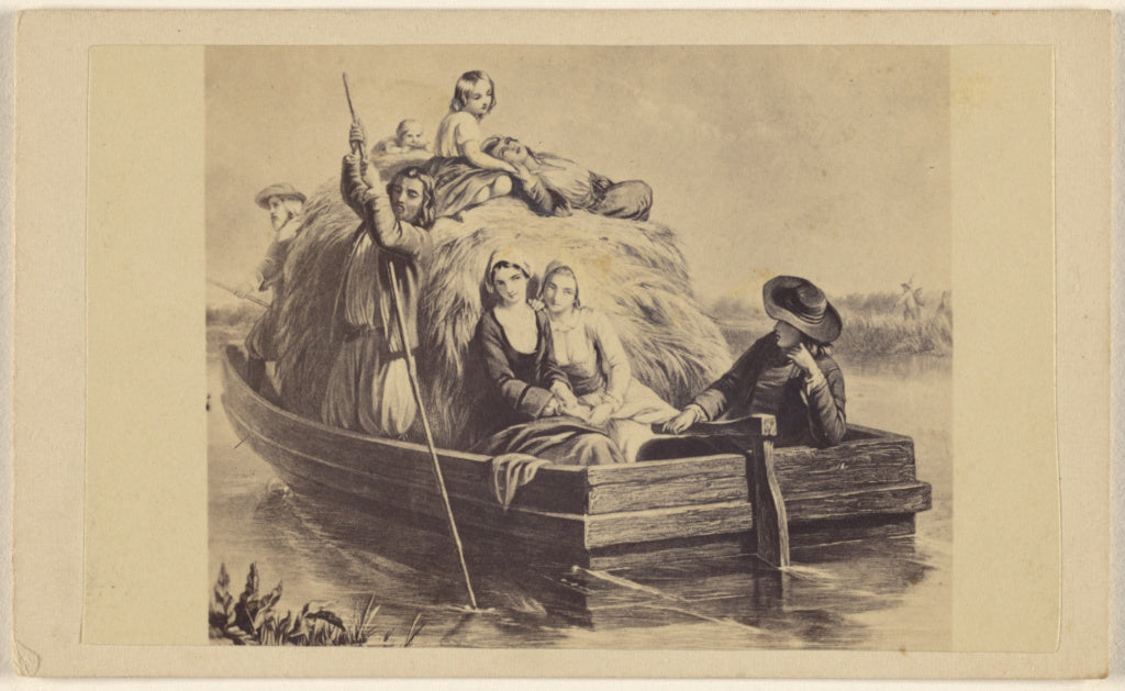 Unknown:Stream of Life. Bouvier. [a painting], Poster Print Wall Art