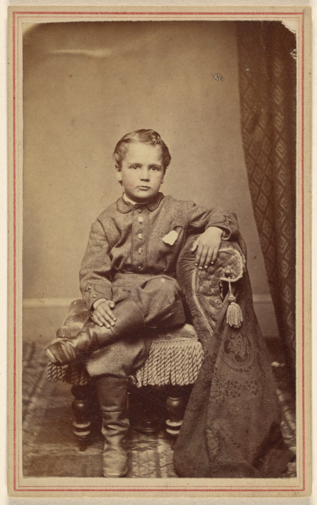 J.W. Upham:Eddie [little boy, seated], Poster Print Wall Art