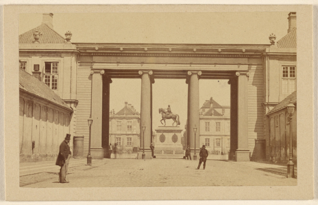 Vilhelm Tillge:[Amalienborg Palace square, Copenhagen], Poster Print Wall Art