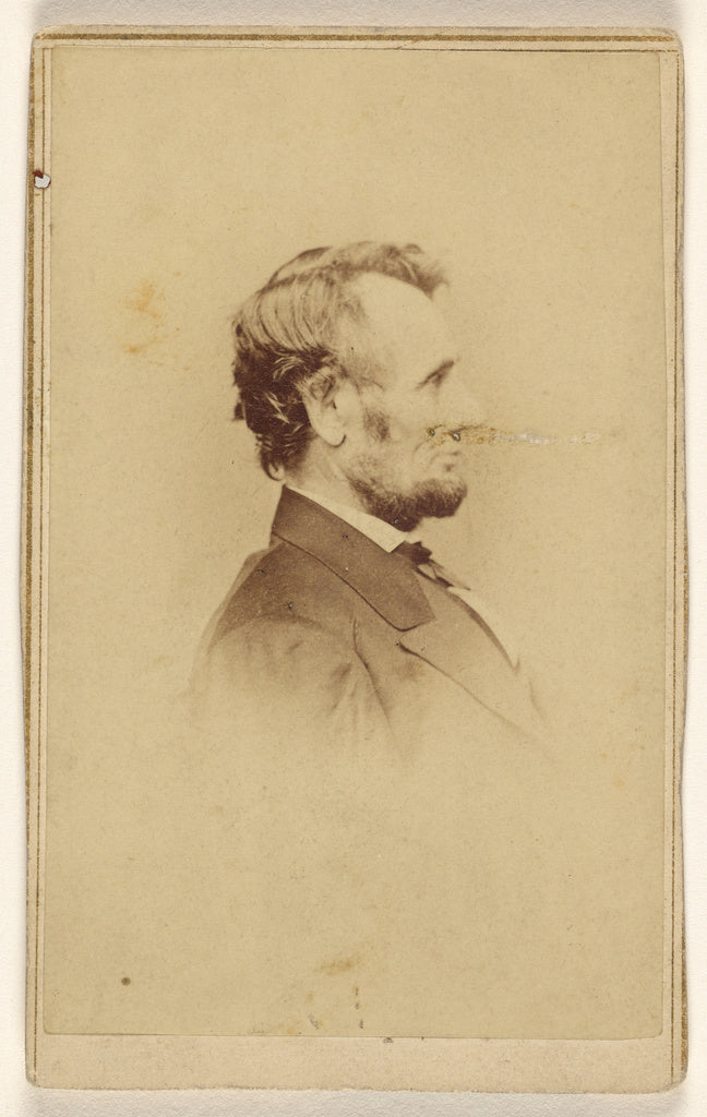 Mathew B. BradyStudio of:[Abraham] Lincoln [in profile],16x12"(A3)Poster