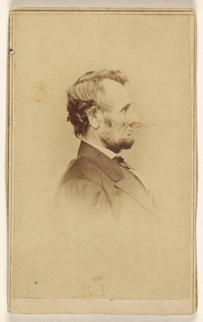 Mathew B. BradyStudio of:[Abraham] Lincoln [in profile],16x12