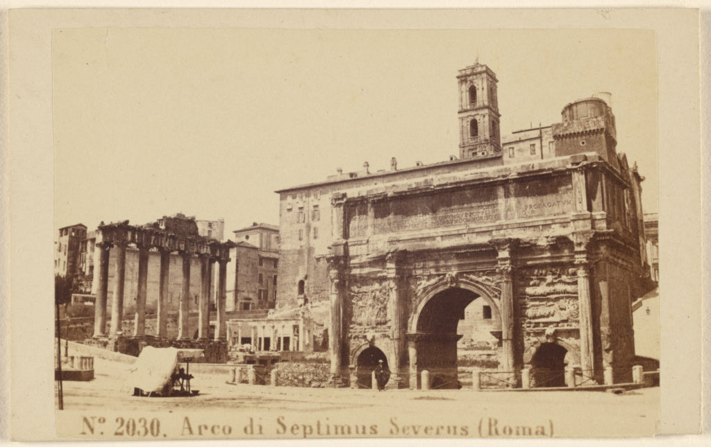 Sommer & Behles:Arco di Septimus Severus (Roma), Poster Print Wall Art