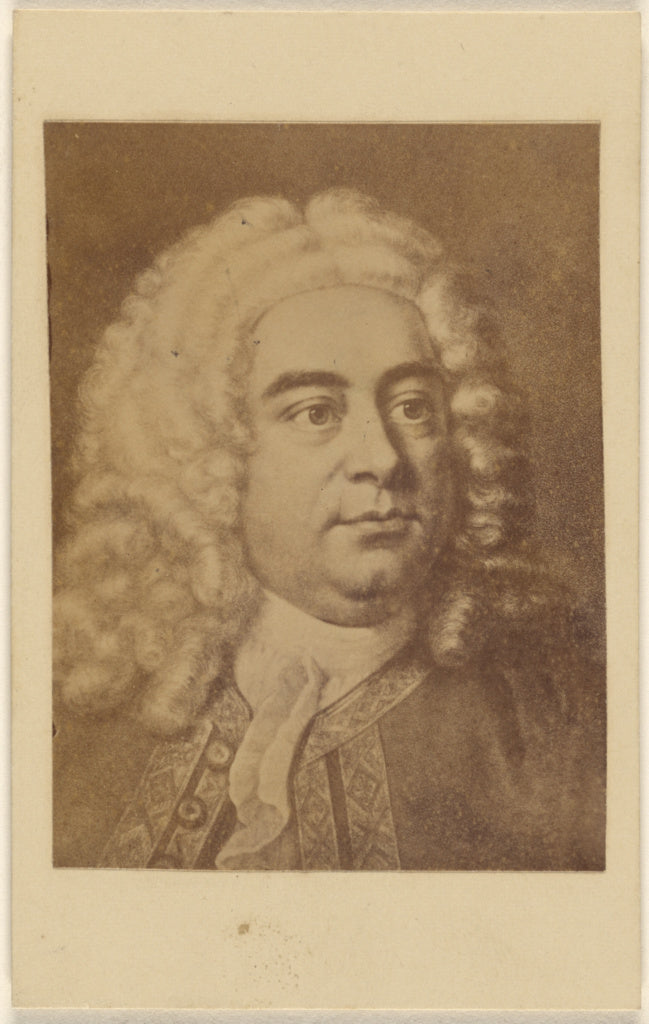 Unknown:[Copy of a painting of Georg Friedrich Handel], Poster Print Wall Art