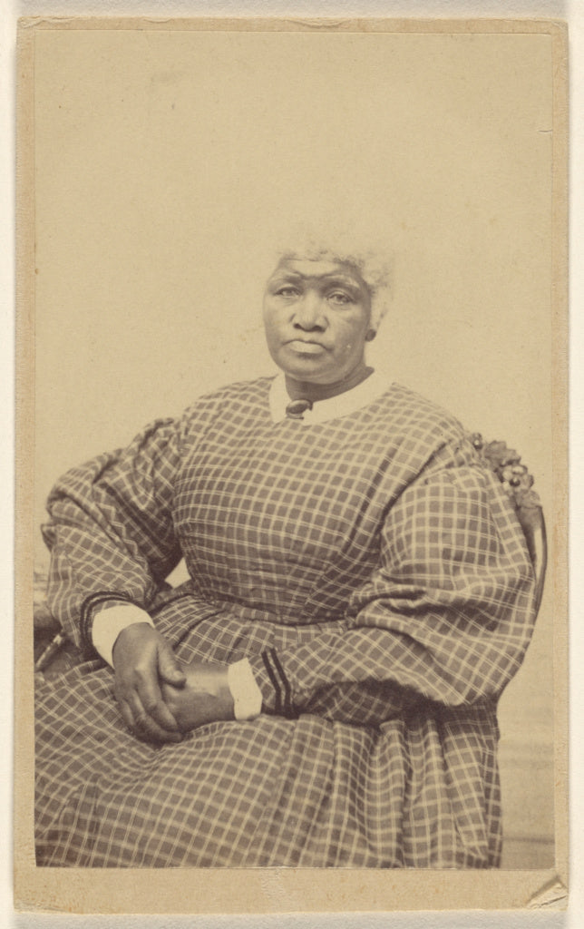 H.J. Reed:[Unidentified black woman with white hair, seated],16x12