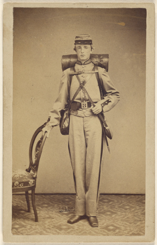 Unknown maker, American:[Unidentified Confederate soldier, s, Poster Print Wall Art