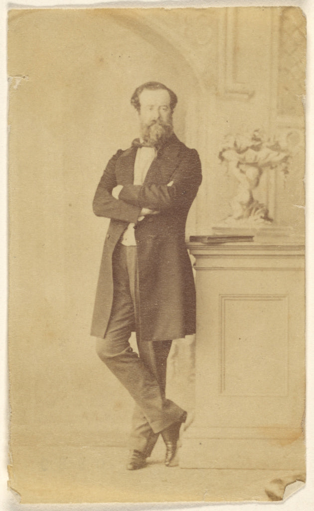 Unknown:[Unidentified bearded man, standing], Poster Print Wall Art