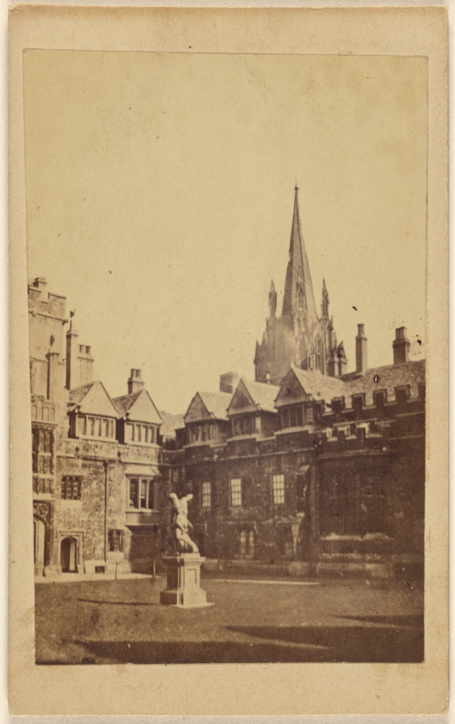 Unknown maker, British:Brasenose College. Oxford., Poster Print Wall Art