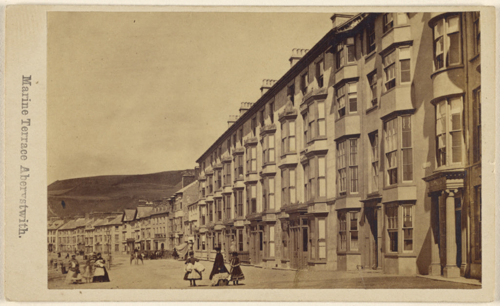 Unknown maker, British:Marine Terrace Aberystwith., Poster Print Wall Art