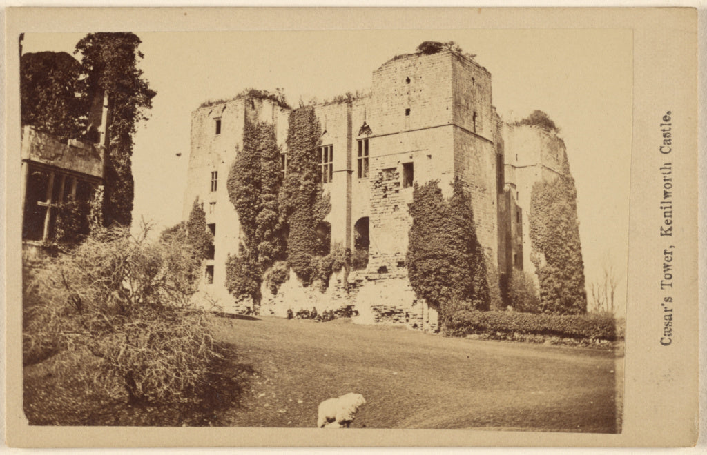 Unknown maker, British:Caeser's Tower, Kenilworth Castle., Poster Print Wall Art