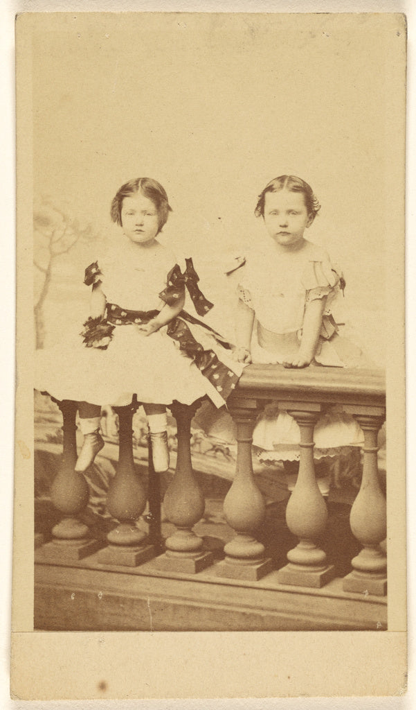 Charles DeForest Fredricks:[Two unidentified little girls po, Poster Print Wall Art
