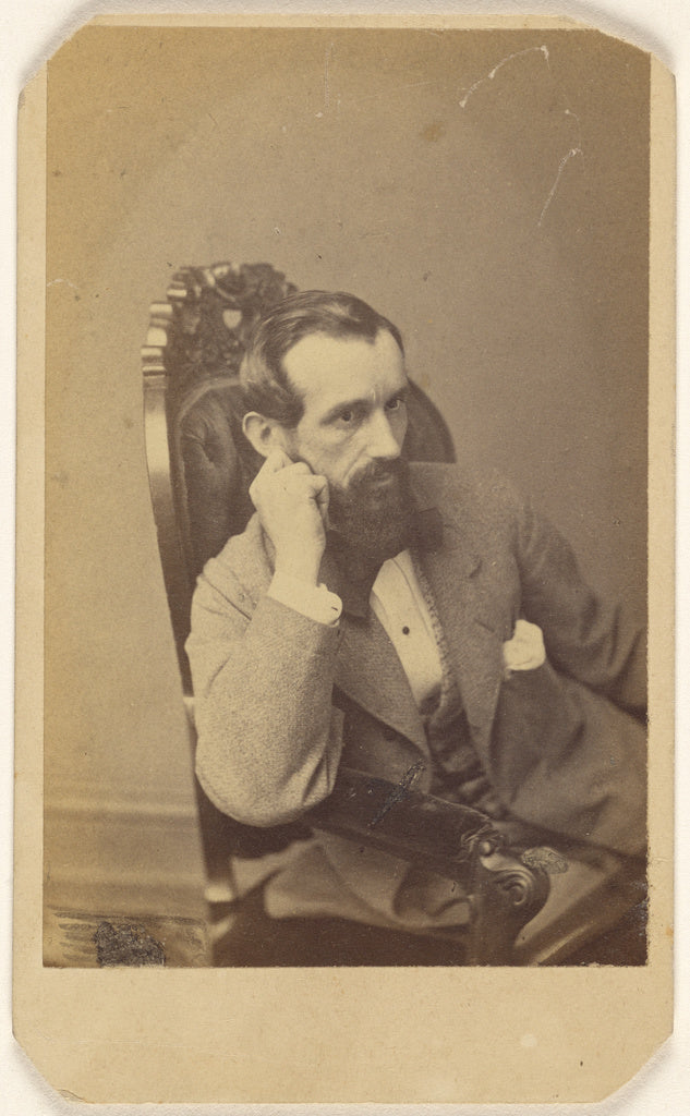 Broadbent & Company:[Unidentified bearded man seated with ri,16x12