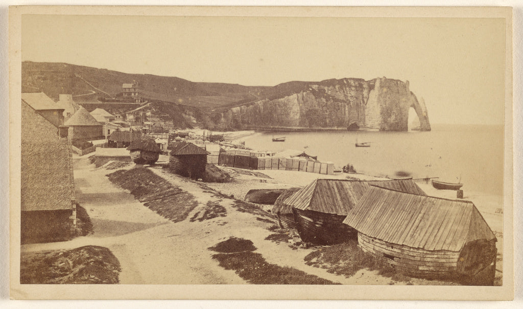 Davanne & Aléo:[Seascape of Etretat, France], Poster Print Wall Art