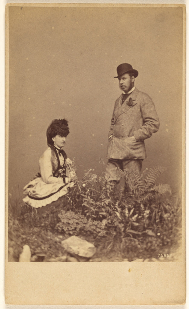 Thomas Edge:Capt. & Mrs. Charles Bulkeley (?), Poster Print Wall Art