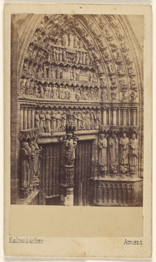 Kaltenbacher:[Portait of  Amiens Cathedral, France], Poster Print Wall Art