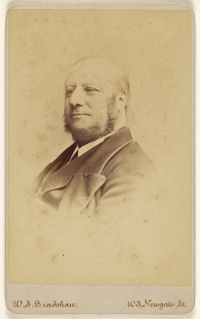 William Stephen Bradshaw:[Unidentified bearded man, sans mou, Poster Print Wall Art